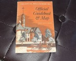 Vintage 1975 Colonial Williamsburg Official Guidebook &amp; Map - $5.45