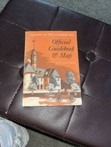 Vintage 1975 Colonial Williamsburg Official Guidebook &amp; Map - £4.28 GBP