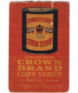 Advertising Edwardsburg Crown Brand Corn Syrup Benson&#39;s Golden Syrup - £2.23 GBP