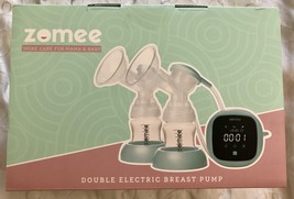 Zomee Double Electric Breast Pump – Milk Flow Stimulating Massage with 9 Speeds - £79.89 GBP