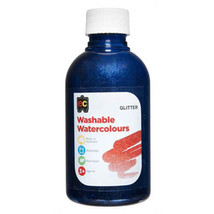EC Glitter Washable Watercolour 250mL - Blue - $24.29