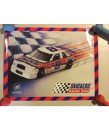 1990 Snickers racing team #8 collectible Poster NASCAR BUICK - $67.12 CAD