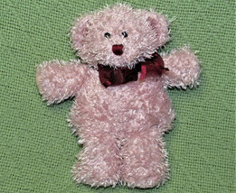 Heritage Collection Pink Teddy Amethyst Bear B EAN Bag Plush 6&quot; Stuffed Animal Toy - £8.68 GBP