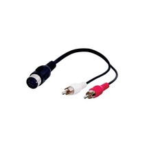 Wentronic AVK 104-020 1 x 5 Pin DIN Jack to 2 x RCA Plugs 0.2m Audio Vid... - $22.00