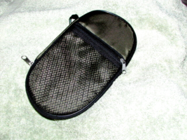 make-up - ID - cash TRAVEL CASE 5x9&quot; oval black/olive drab w/carabiner (H) - £11.87 GBP