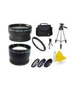 Accessory Bag Lens Filter Kit For Canon Vixia Hf R800, Hf R82, Hf R80 - £125.66 GBP