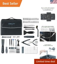 Complete 74-Piece Creality 3D Printer Toolkit with Nozzle Cleaners &amp; Sto... - $86.99