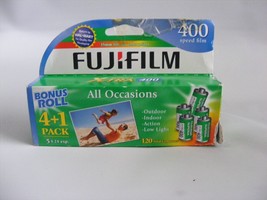 Fujifilm 400 Speed Film 5 Rolls X 24 Exposures Expired January 2010 - $28.01