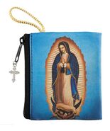 Our Lady of Guadalupe Small  3.25&quot; Zip Rosary Pouch, New #AB-027-3 - €3,43 EUR