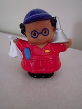 FISHER PRICE LITTLE PEOPLE Mechanic with Oil Can - $1.97