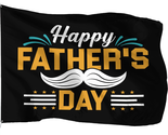 Happy Father&#39;s Day Funny Flags 3x5ft Banner Polyester  - £12.50 GBP