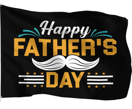 Happy Father&#39;s Day Funny Flags 3x5ft Banner Polyester  - £12.48 GBP