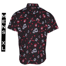 Dixxon Flannel - Hard Way S/S Party Shirt - Men&#39;s Xl - Poker Vegas - £54.74 GBP