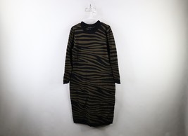Lane Bryant Womens Size 22 / 24 Zebra Striped Knit Long Sleeve Sweater D... - $49.45