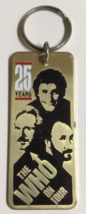 Vintage The Who 1989 on Tour Concert Ticket Brass Keychain 25 Years 915A - $24.14