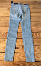 hollister NWT $59.95 women’s ultra high Rise super skinny jeans size 25 blue K5 - £17.80 GBP