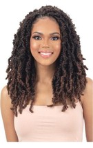 Mayde Beauty Crochet Braid 2X WATER WAVE BUTTERFLY LOC 14&quot; (3-PACK, 1B) - £20.33 GBP