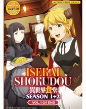 Isekai Shokudou Season 1+2 (Vol.1-24End) Dvd All Region Ship From Usa - £20.11 GBP
