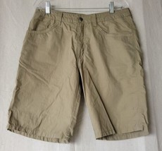 Patagonia Mens Shorts Size 34 Organic Cotton Khaki Light Brown 57840 b - £13.15 GBP