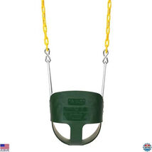 Fully Assembled High Back Full Bucket Toddler Game Swing Seat - $57.28
