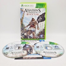 &#39;Assassins Creed IV: Black Flag&#39; 4 (Xbox 360, 2013)  2 Disc Set w/ Insert - $8.86