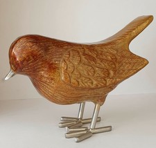 Tilnar - Bird Collection - Gold Robin - height 8cm.- Recycled Aluminium - £17.51 GBP