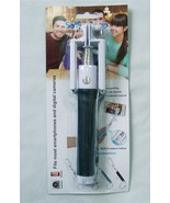 BLACK HANDLE SELFIE EXPANDABLE CELLULAR PHONE STICK handheld mono pod ho... - $8.96 CAD