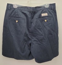 VTG Old Navy Brand Classic Chino Khakis Mens Cotton Shorts Size 34 Dad Blue Rare - £11.33 GBP