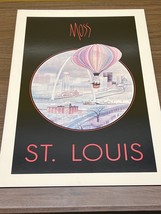 P. Buckley Moss “St. Louis” Poster - Unframed - £27.86 GBP
