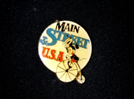 Vintage Usa Main Street DISNEY/MICKEY Mouse PIN-WALT Disney PRODUCTIONS-UNWORN - $8.59
