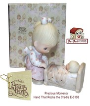 Precious Moments Hand That Rocks the Cradle E-3108 Vintage 1979 Enesco - £19.55 GBP