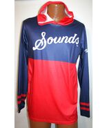 NASHVILLE SOUNDS Vintage Logo SGA Pullover Hoodie WINDBREAKER  M Baseball - $69.30 CAD