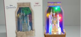 Hallmark Disney’s 2013 Cinderella‘s Castle Magic Light &amp; Sound Ornament ... - $44.52