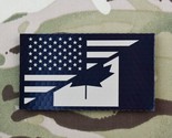 Infrared US/Canada Friendship Flag Uniform Patch US Canada Military IR - $12.65