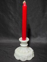 Vintage INDIANA GLASS COLONY Single Light Flower Candlestick Holder HARV... - $9.98