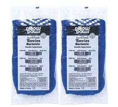 2 PAIR, Bariatric BLUE Slipper Socks XXXL Extra Wide, Non-Slip Terries, ... - $17.12