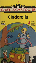 Cinderella + 4 More Animated Color Cartoons-Castle Cartoons(VHS 1988)RARE-SHIP24 - £9.34 GBP