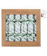 Box of 6 Luxury Christmas Crackers - Holly &amp; White Berries - $1,010.41 MXN