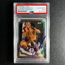 2018 Panini Prizm #18 Khabib Nurmagomedov Signed Card AUTO PSA Slabbed - £308.01 GBP