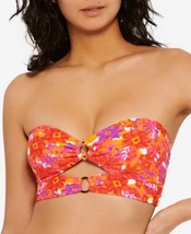 Hula Honey Juniors’ Bold Bouquet Printed Cutout Bikini Top - £9.60 GBP