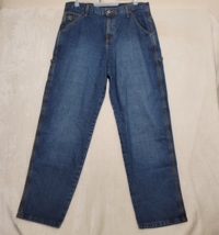 Cinch Mens Carpenter Jeans Size 36/34 Blue Label Loose Fit Tapered Leg - £43.16 GBP