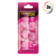 3x Packs California Scents Coronado Cherry Scent Lei Car Hanging Air Freshener - $18.47