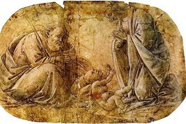 Nativity of Christ by Botticelli by Sandro Botticelli - Art Print - £17.29 GBP+