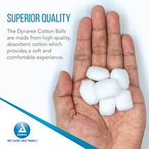 Dynarex Cotton Balls Non-Sterile Medium Latex-Free and Absorbent For Ski... - $25.99