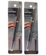 2x L&#39;Oreal Brow Stylist Definer Brunette 389 Ultra-Fine Pencil Lot NEW - $22.50