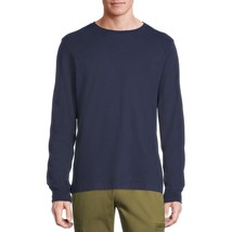 George Men&#39;s Long Sleeve Crew Neck Tee Shirt X-SMALL (30-32) Navy Blue - $13.54