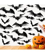 60Pcs Scary 3D Bats Wall Stickers Vinyl Home Window Party Yard Decor Hal... - $24.99