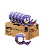 SCOTCH GIFT WRAP TAPE 6 ROLL PACK .75&quot; X 650&quot; EACH BRAND NEW - $21.60 CAD