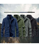 Polar Fleece Warm Sweatshirt Jacket Jacket Thicken Plus Fleece Men&#39;s Jacket - £43.43 GBP