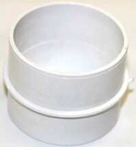 Vaculine Central Vacuum Cleaner White 2 Inch PVC Spigot Adaptor Fitting - $4.19